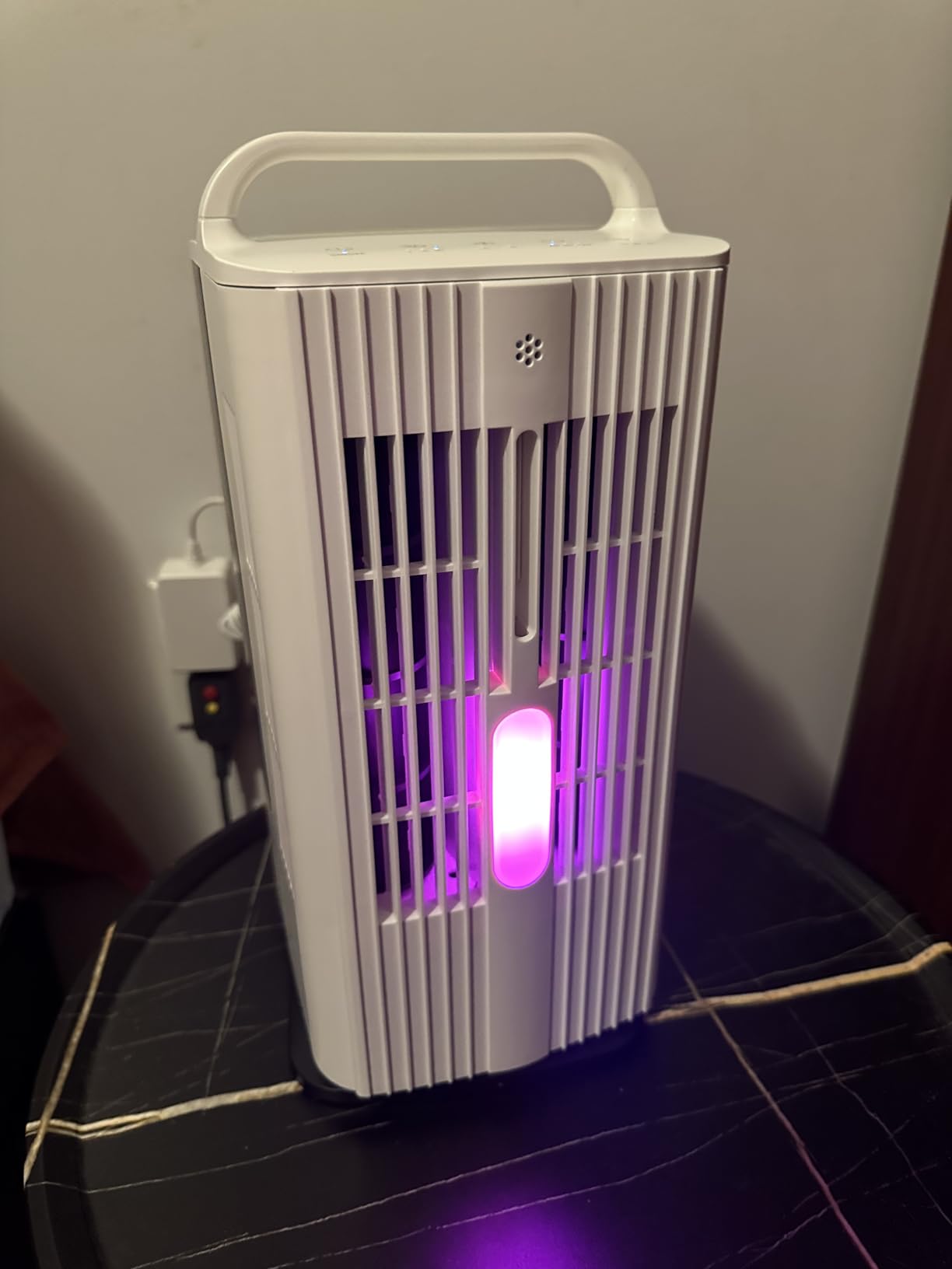 4-in-1 Portable Air Conditioners: 1700ml Tank Mini Air Conditioner with 120 Oscillating 16.5ft Remote - Evaporative Air Cooler with 3 Speed & 7 Lights 1-7H Timer - Portable AC Unit for Bedroom customer photo 1