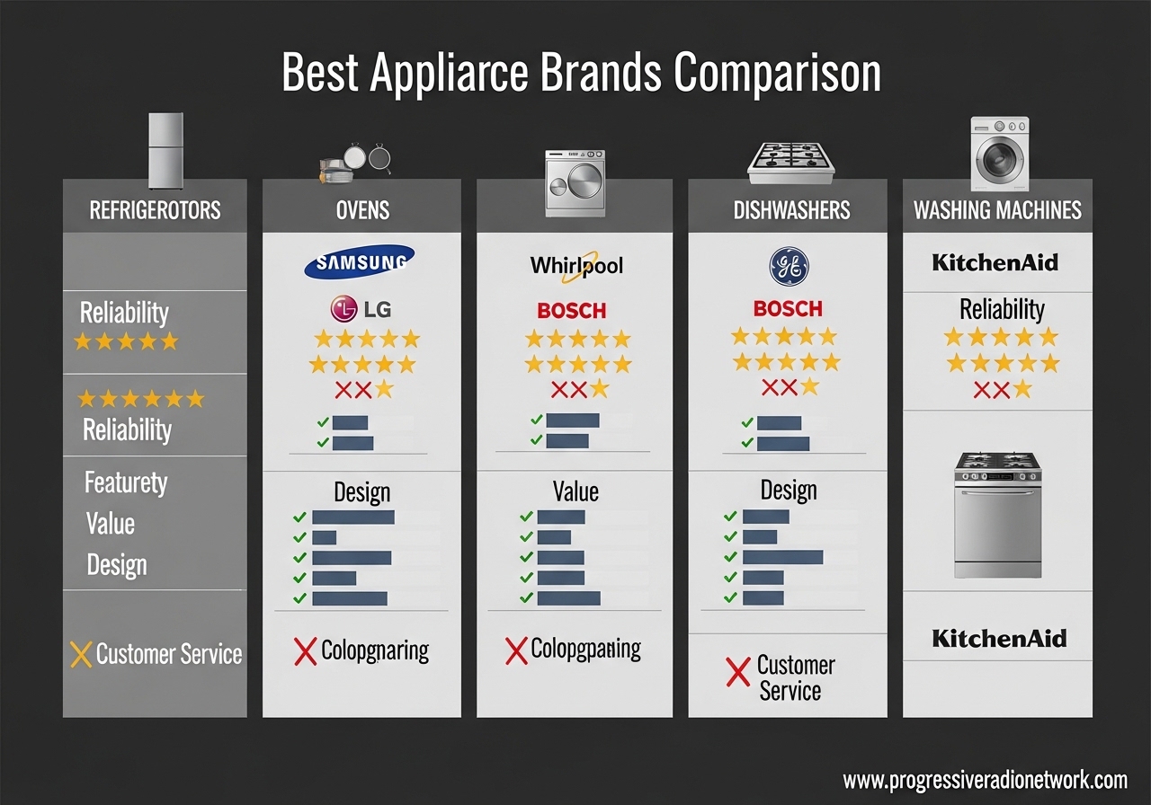 Best Appliance Brands Comparison