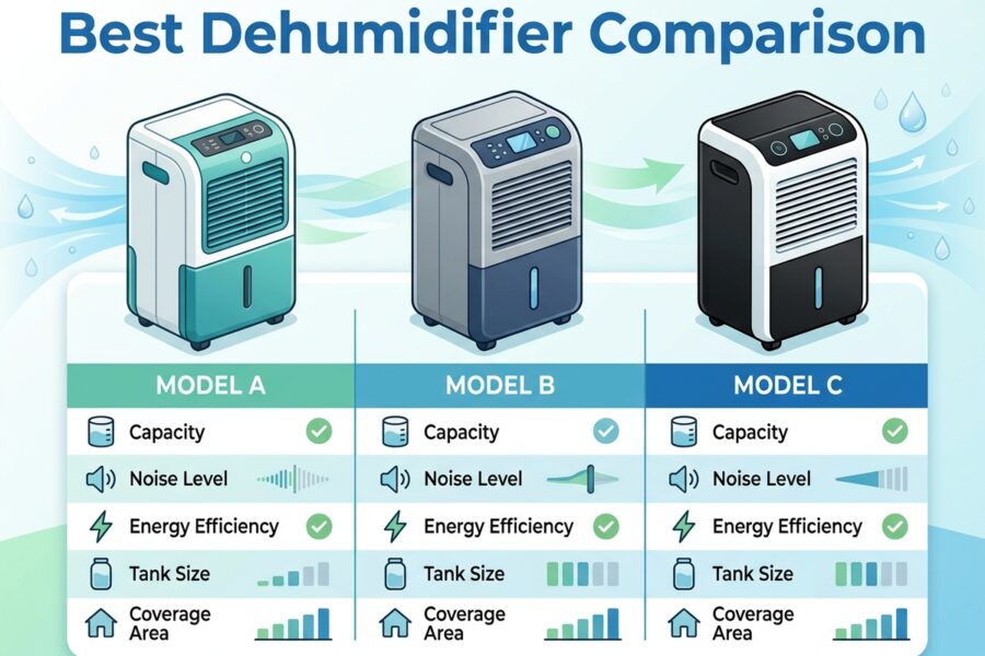 Best Dehumidifier Comparison