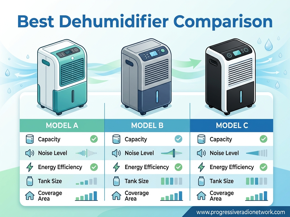 Best Dehumidifier Comparison