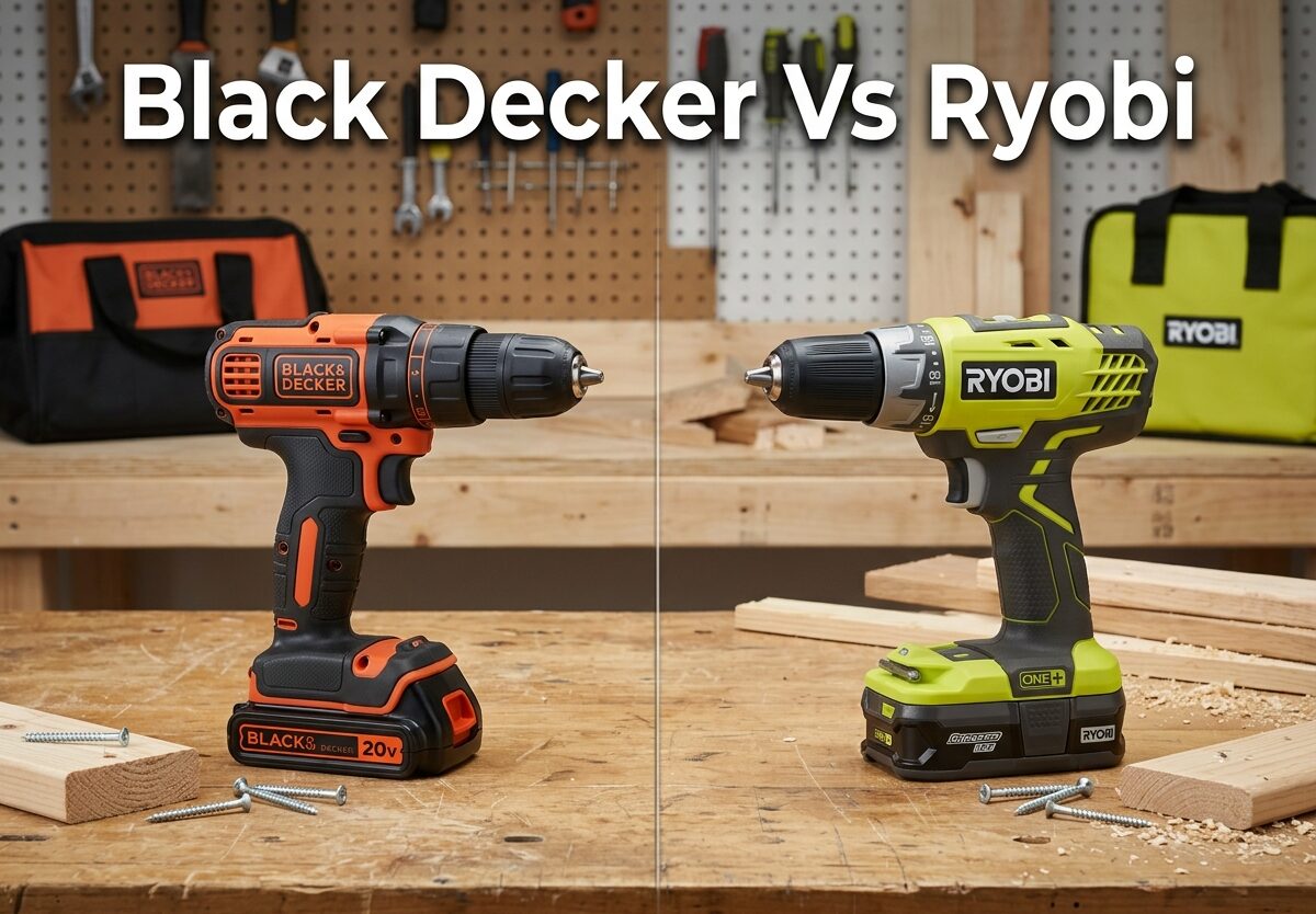 Black Decker Vs Ryobi