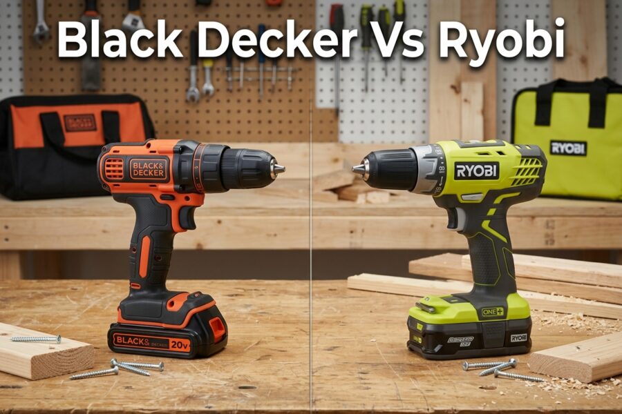 Black Decker Vs Ryobi