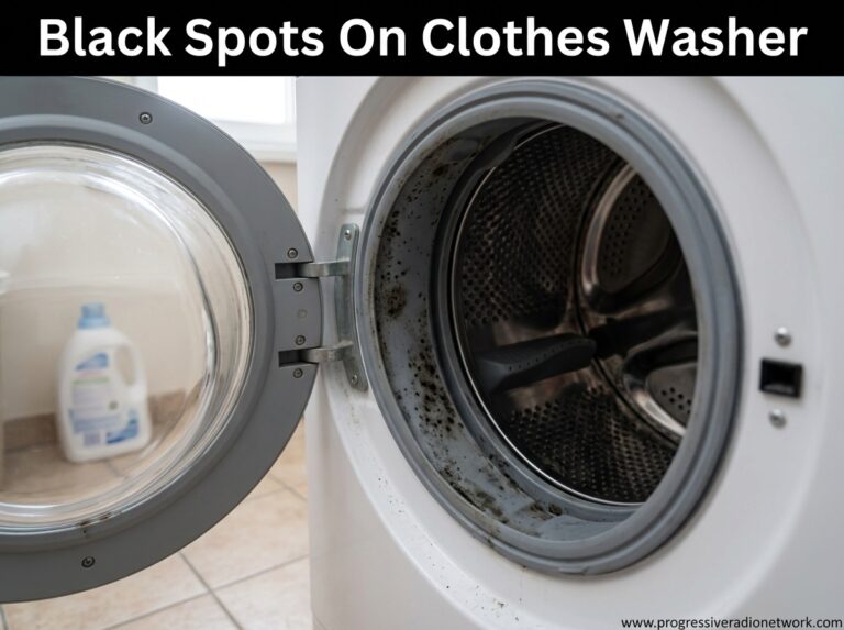 Black Spots On Clothes Washer