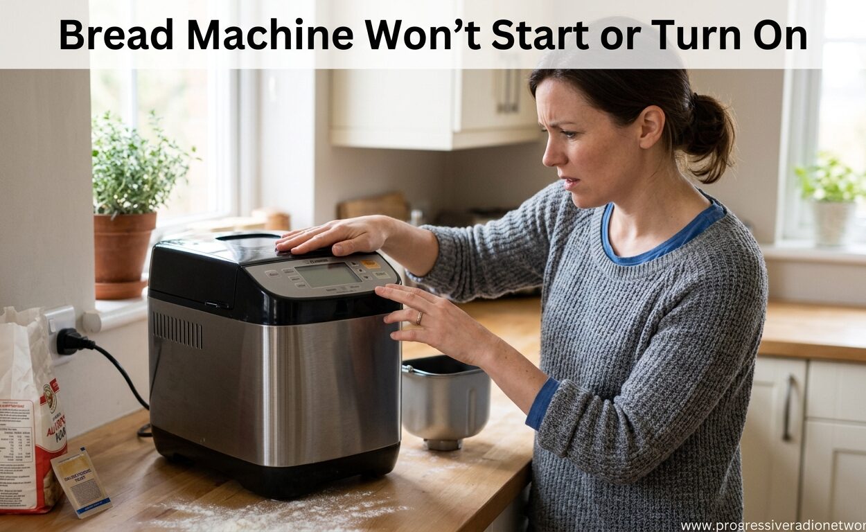 Bread Machine Won't Start or Turn On