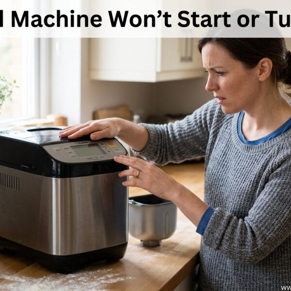 Bread Machine Won't Start or Turn On