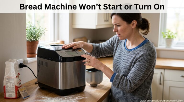 Bread Machine Won't Start or Turn On