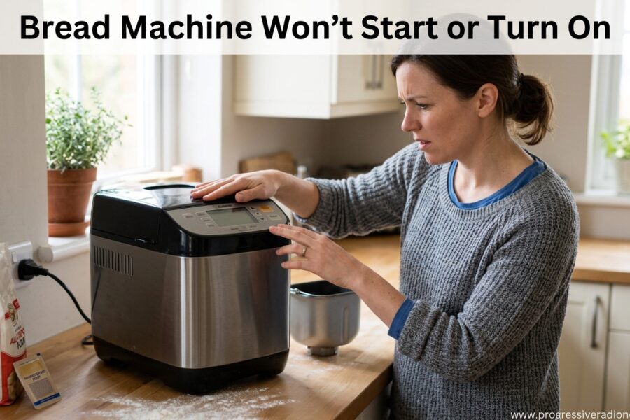 Bread Machine Won't Start or Turn On
