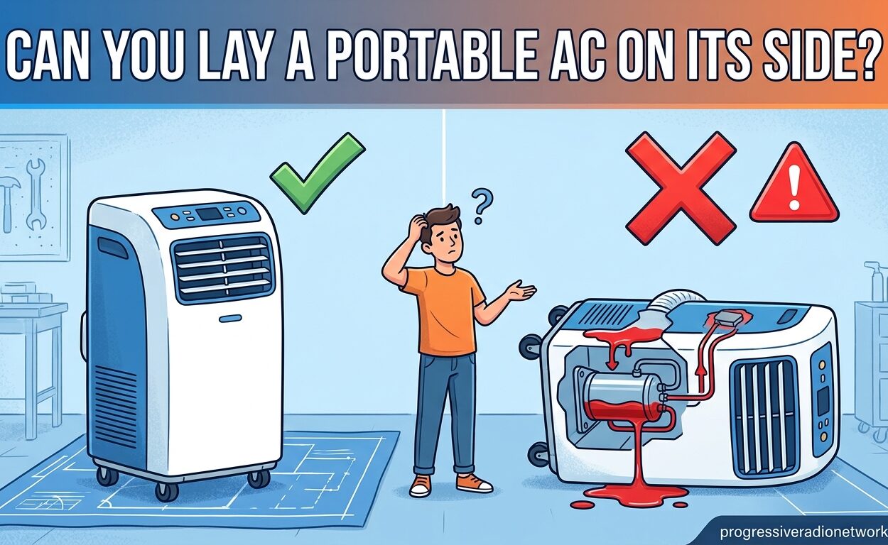 Can You Lay a Portable AC on Its Side