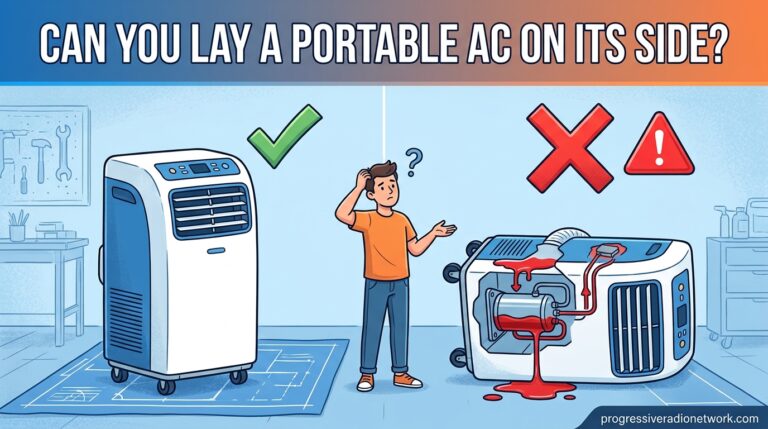 Can You Lay a Portable AC on Its Side