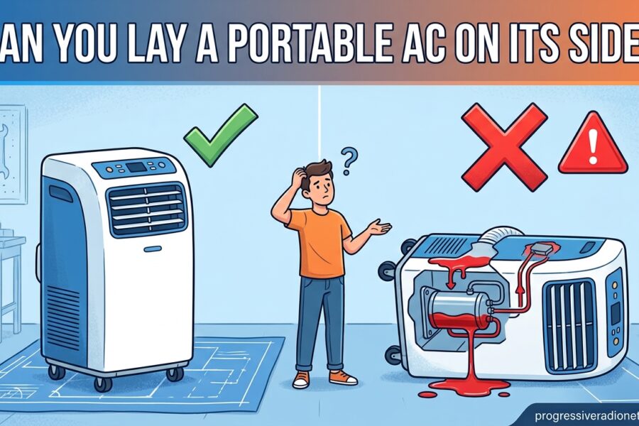 Can You Lay a Portable AC on Its Side