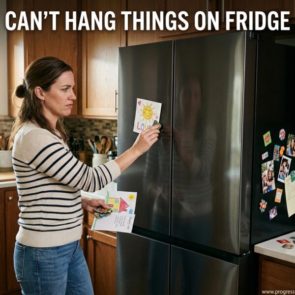 Can't Hang Things On Fridge