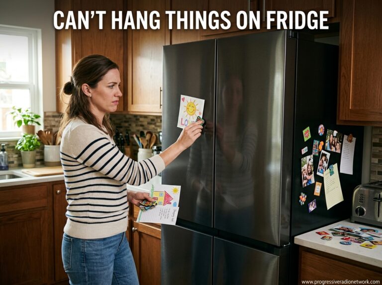 Can't Hang Things On Fridge