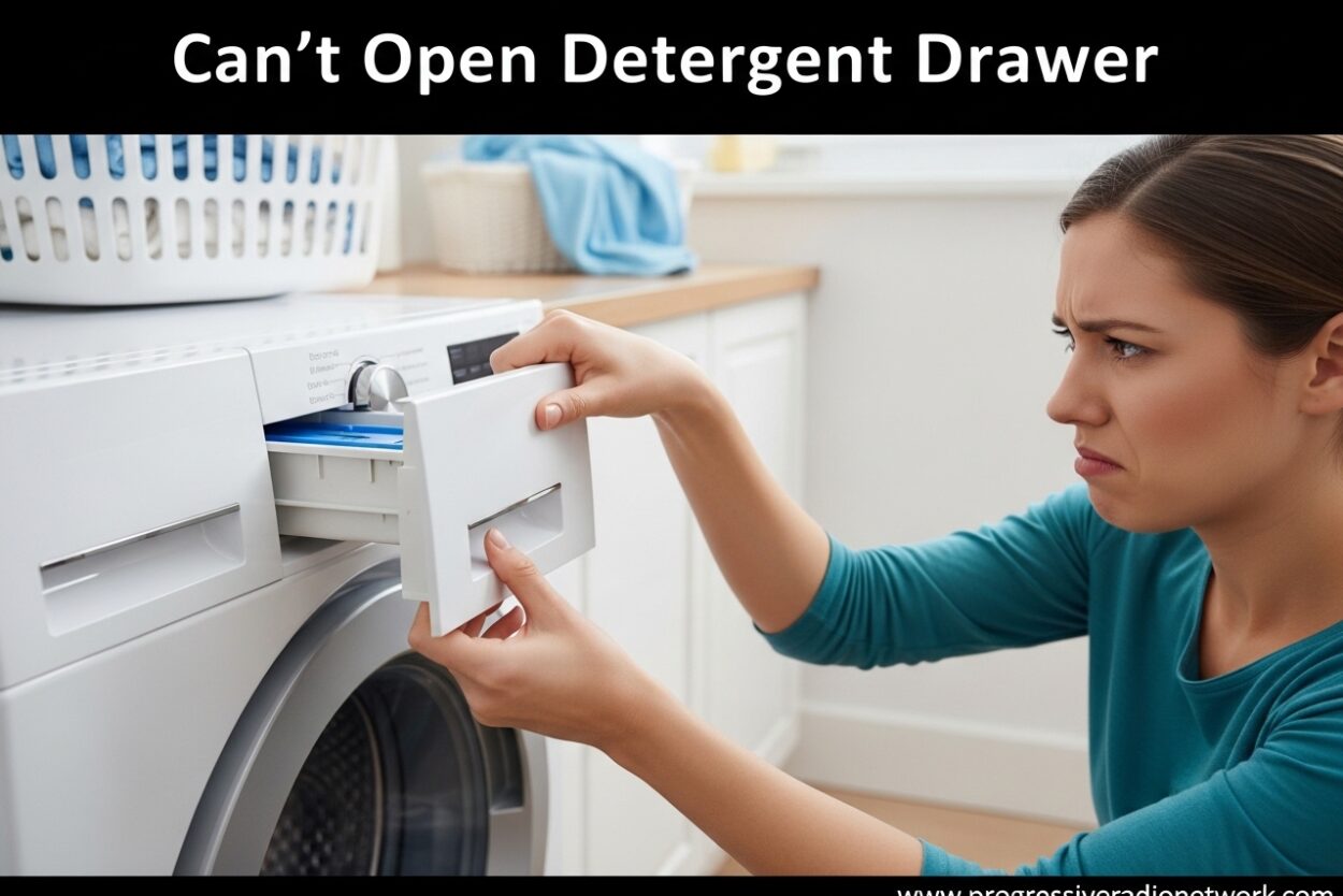 Can't Open Detergent Drawer