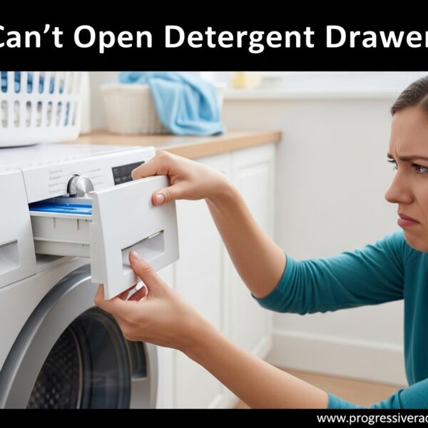 Can't Open Detergent Drawer