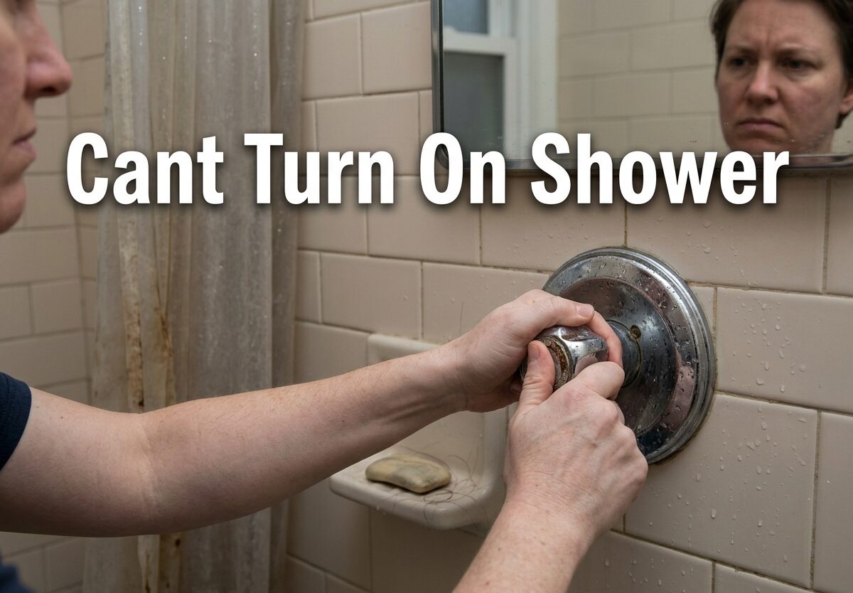 Cant Turn On Shower