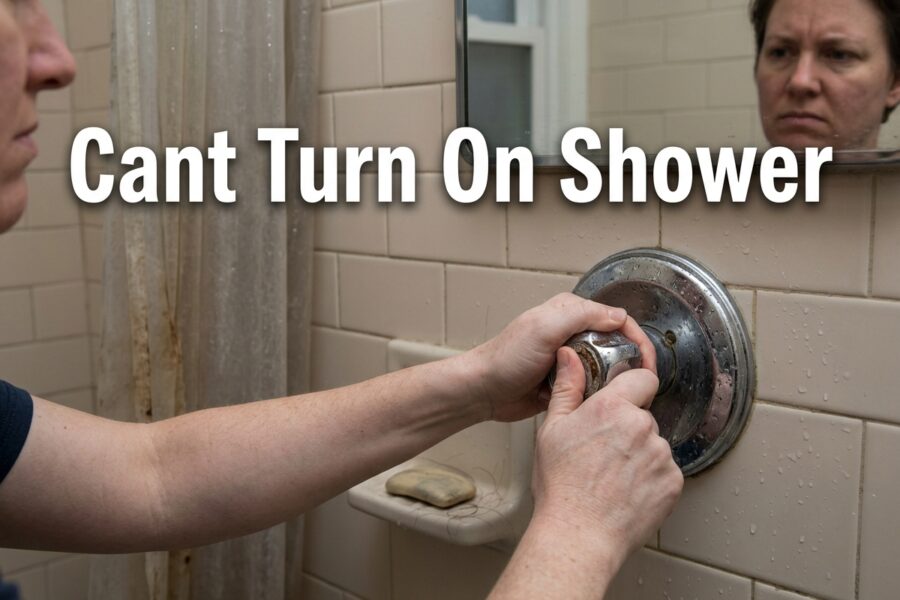 Cant Turn On Shower