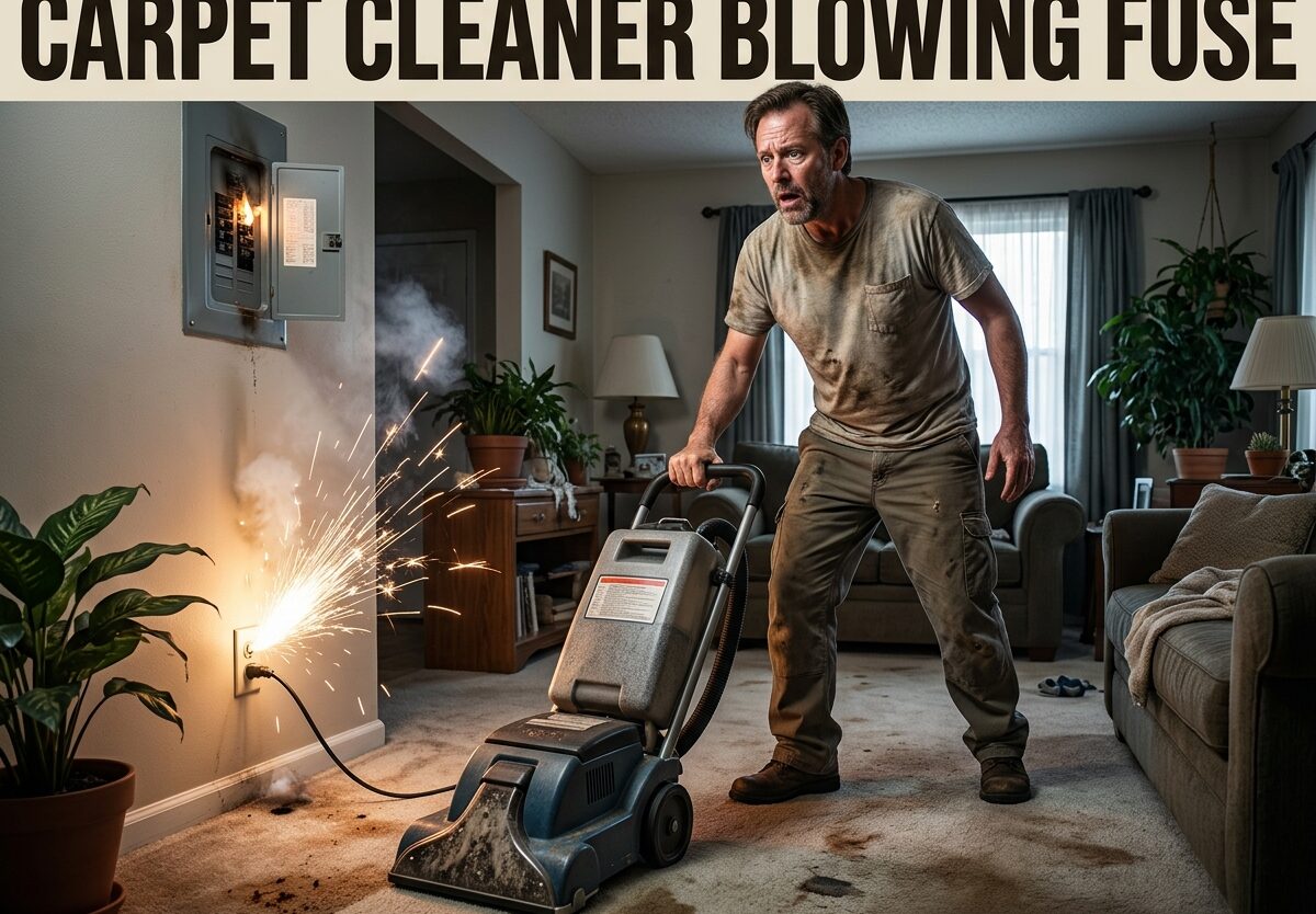 Carpet Cleaner Blowing Fuse