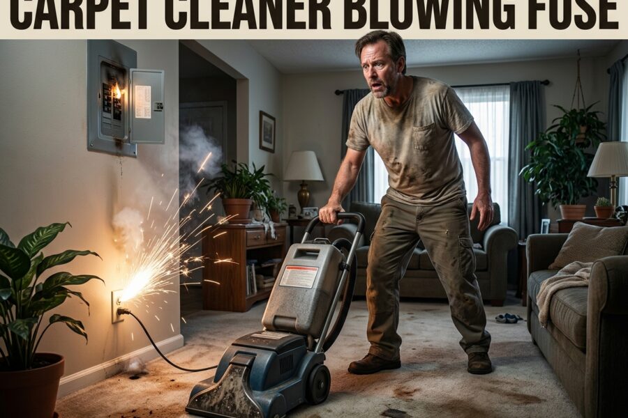 Carpet Cleaner Blowing Fuse