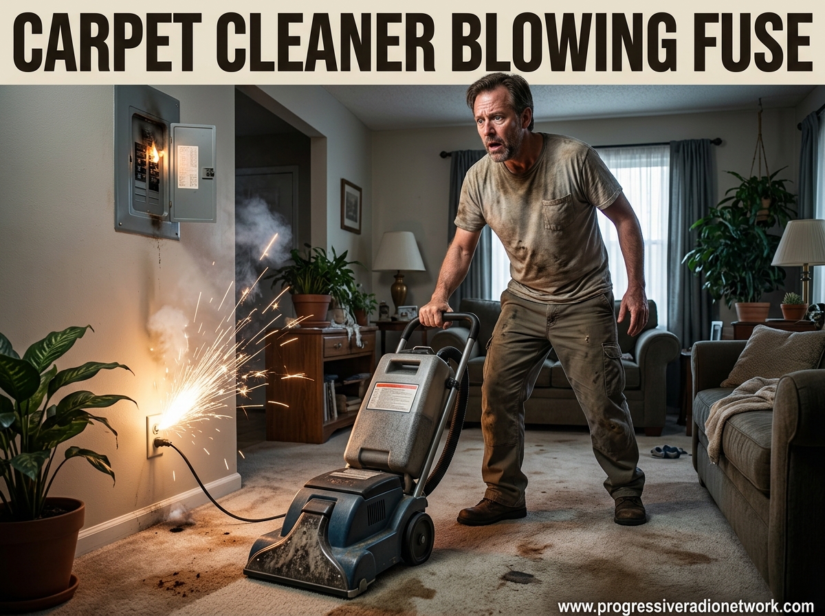 Carpet Cleaner Blowing Fuse