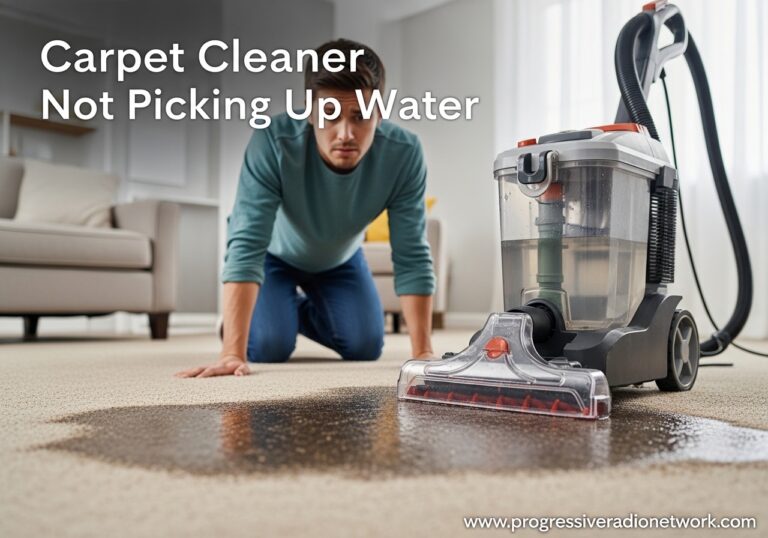 Carpet Cleaner Not Picking Up Water