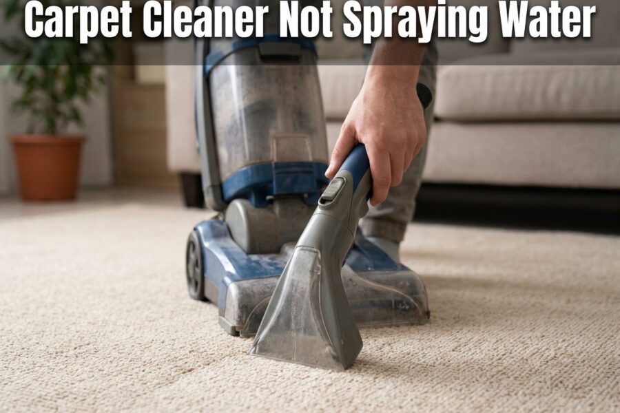 Carpet Cleaner Not Spraying Water