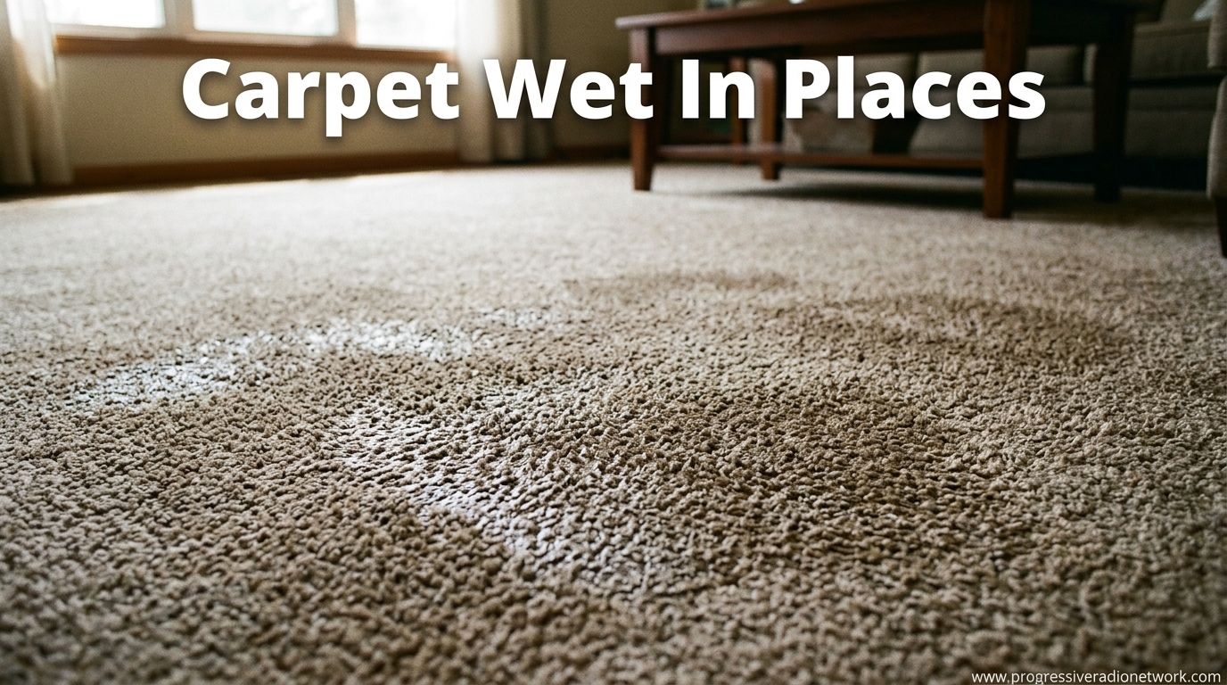 Carpet Wet In Places
