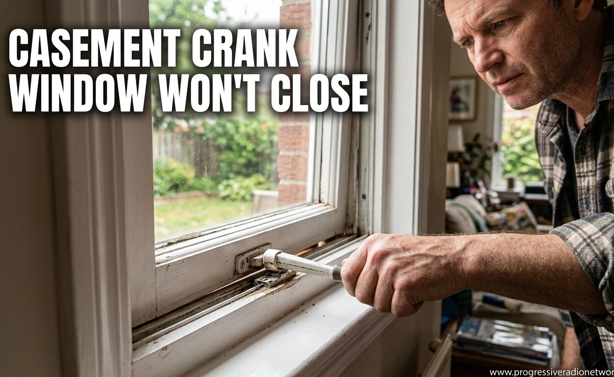 Casement Crank Window Won't Close