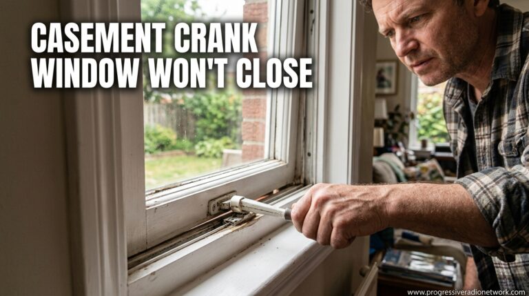 Casement Crank Window Won't Close
