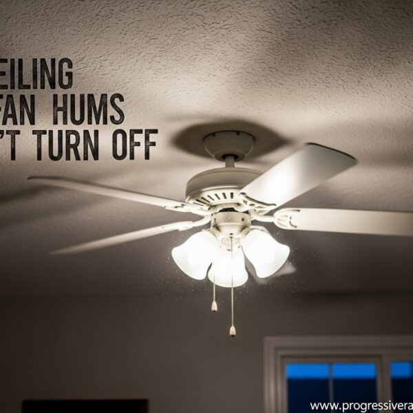 Ceiling Fan Hums Wont Turn Off