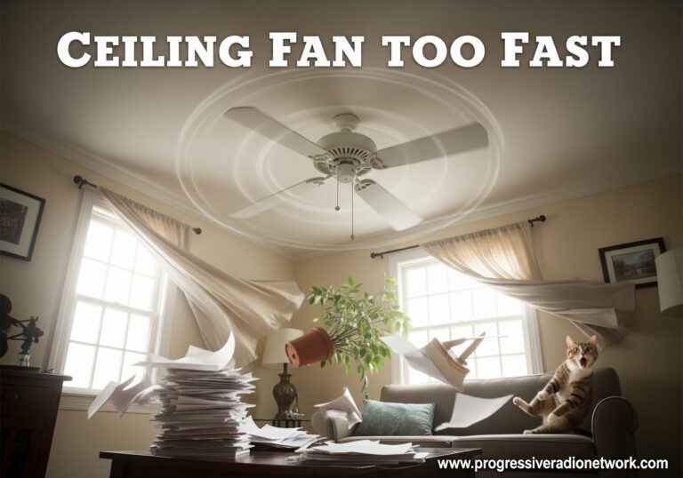 Ceiling Fan Too Fast