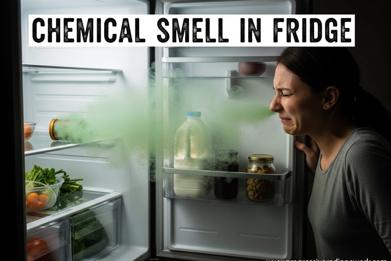 Chemical Smell in Fridge