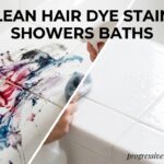 Clean Hair Dye Stains Showers Baths