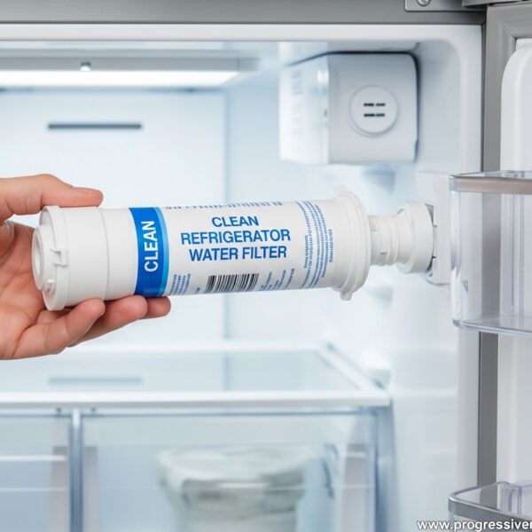 Clean Refrigerator Water Filter