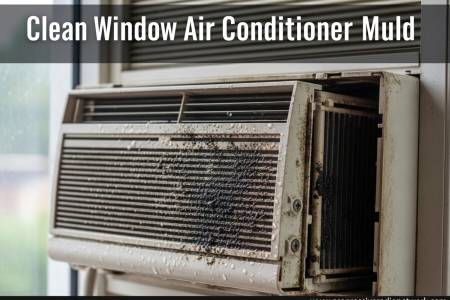 Clean Window Air Conditioner Mold