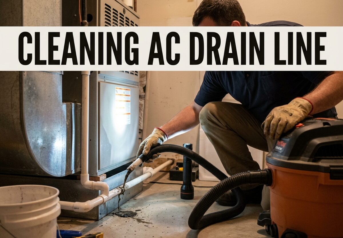 Cleaning AC Drain Line