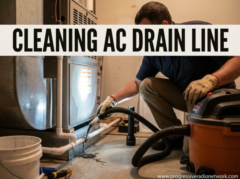 Cleaning AC Drain Line