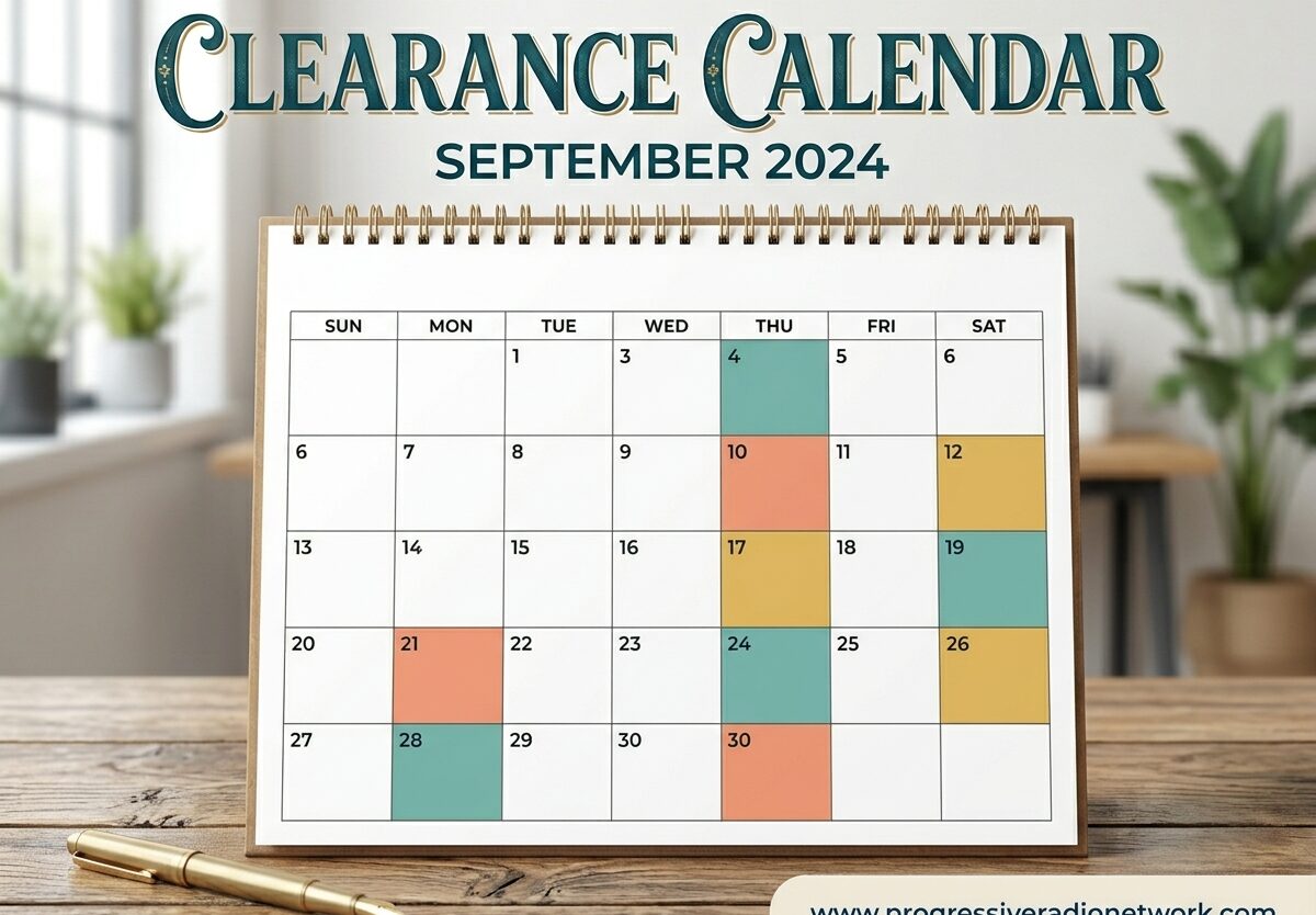 Clearance Calendar