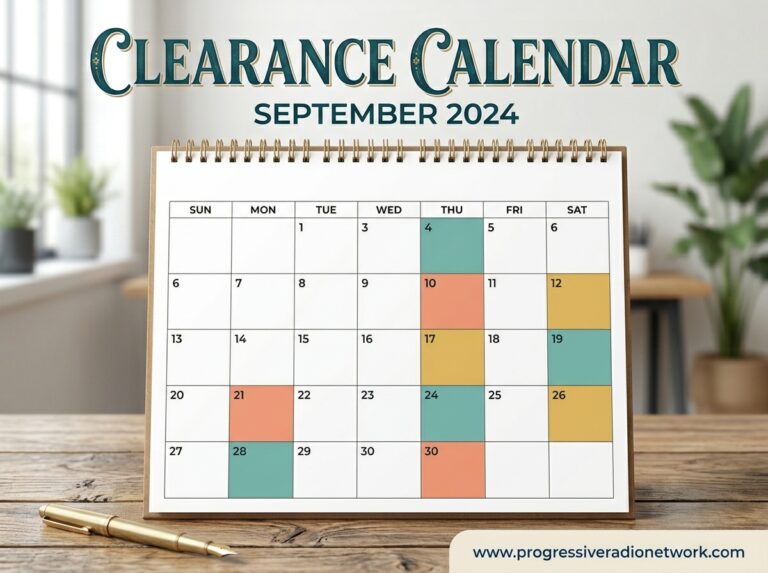 Clearance Calendar