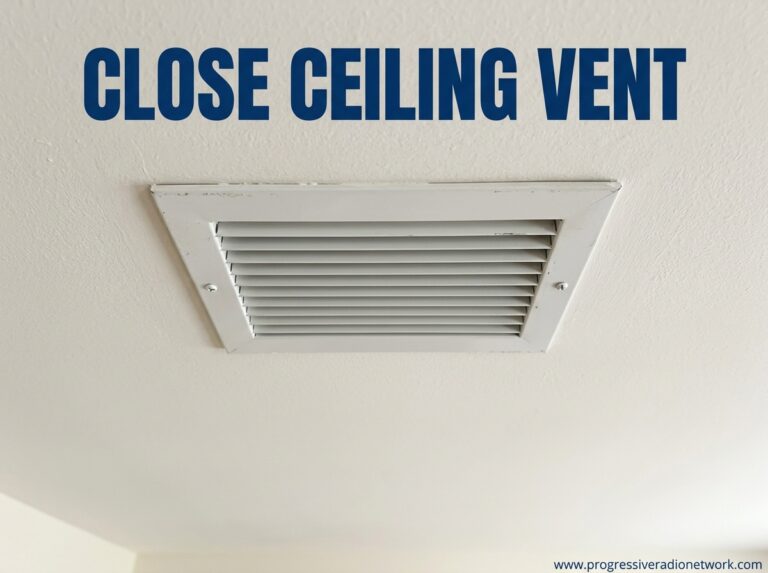 Close Ceiling Vent
