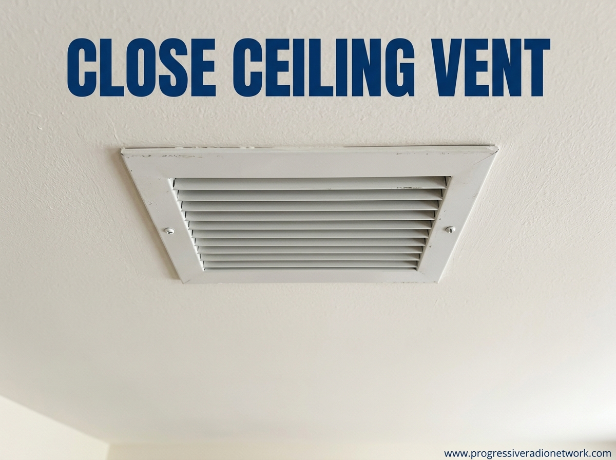 Close Ceiling Vent