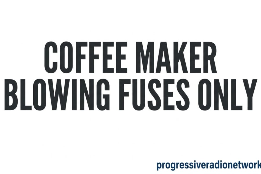 Coffee Maker Blowing Fuses