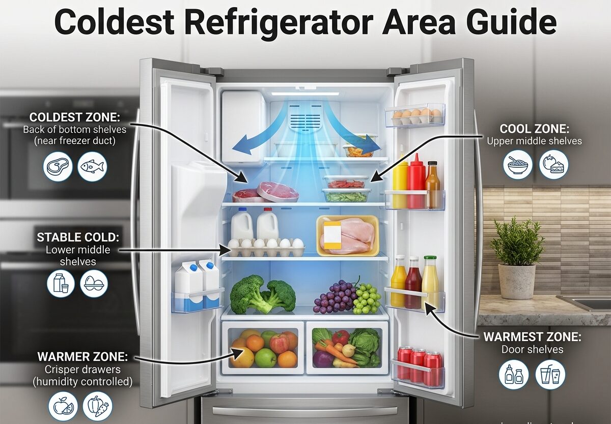 Coldest Refrigerator Area Guide