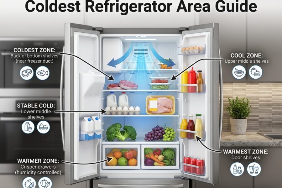 Coldest Refrigerator Area Guide