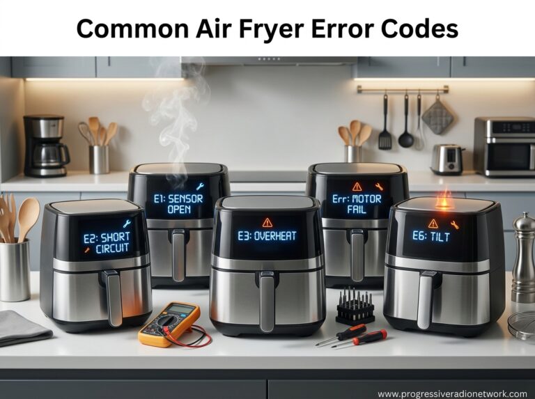 Common Air Fryer Error Codes