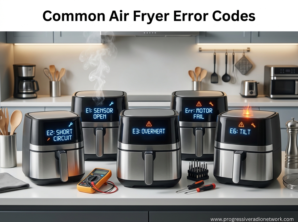 Common Air Fryer Error Codes