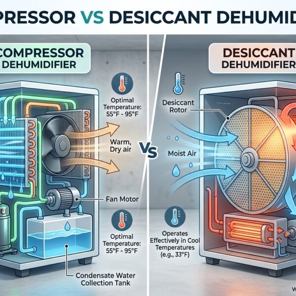 Compressor Vs Desiccant Dehumidifier