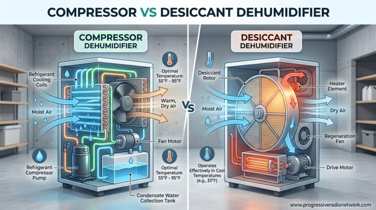 Compressor Vs Desiccant Dehumidifier