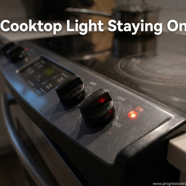 Cooktop Light Staying On