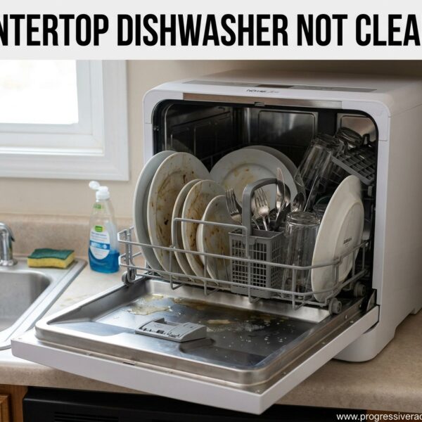 Countertop Dishwasher Not Cleaning