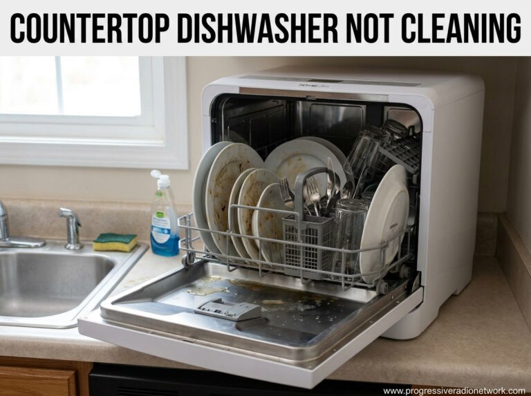 Countertop Dishwasher Not Cleaning